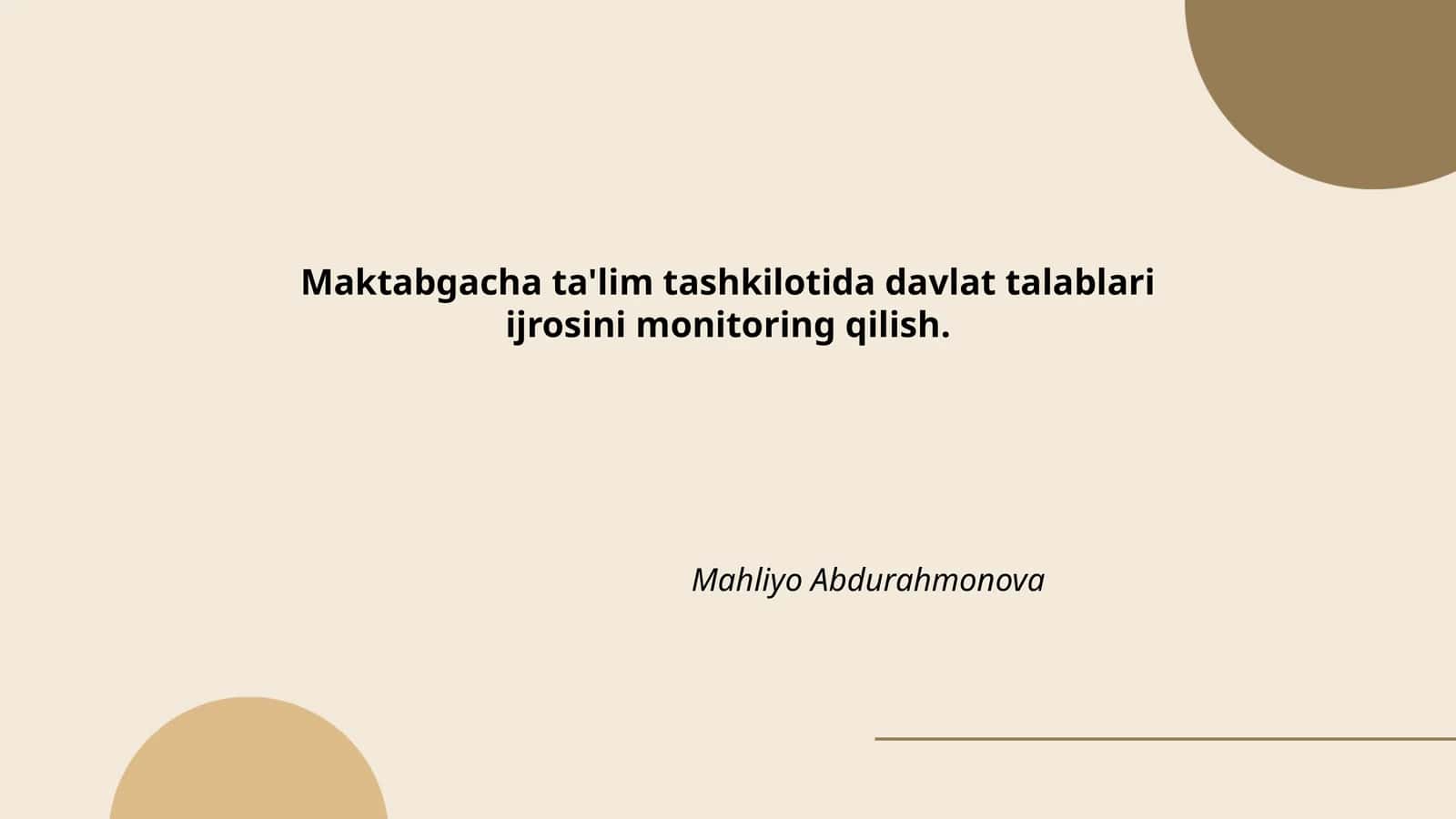 Davlat talablari monitoringi 1