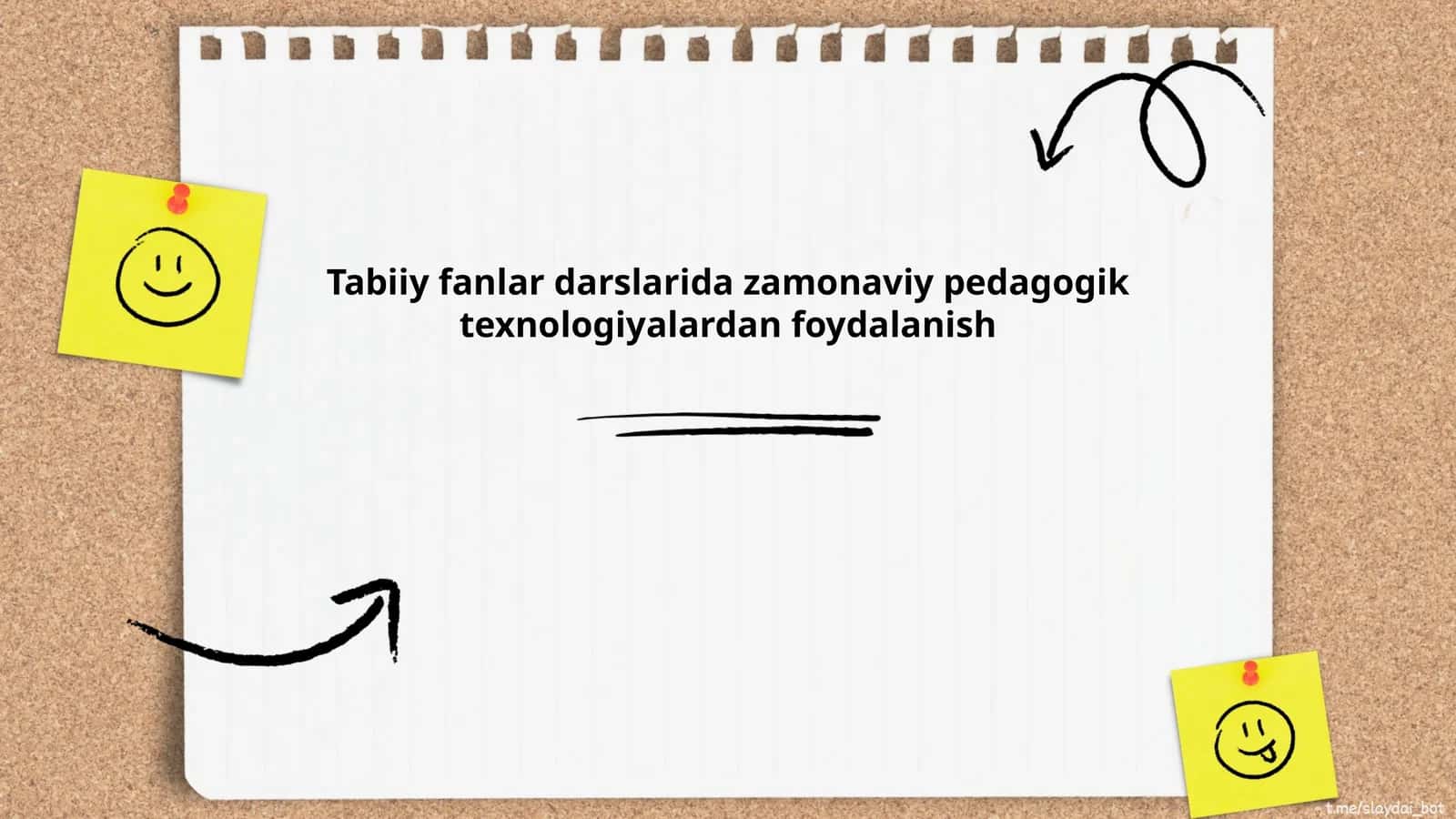 Tabiiy fanlar darslarida zamonaviy pedagogik texnologiyalardan foydalanish 1