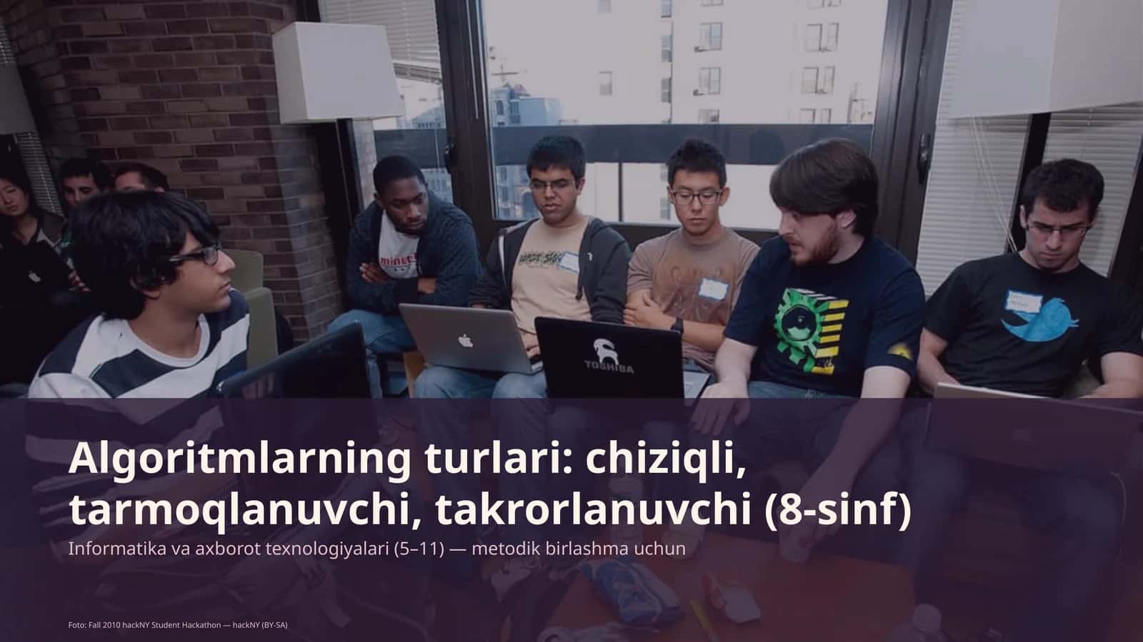 Algoritmlarning turlari: chiziqli, tarmoqlanuvchi, takrorlanuvchi (8-sinf) 1