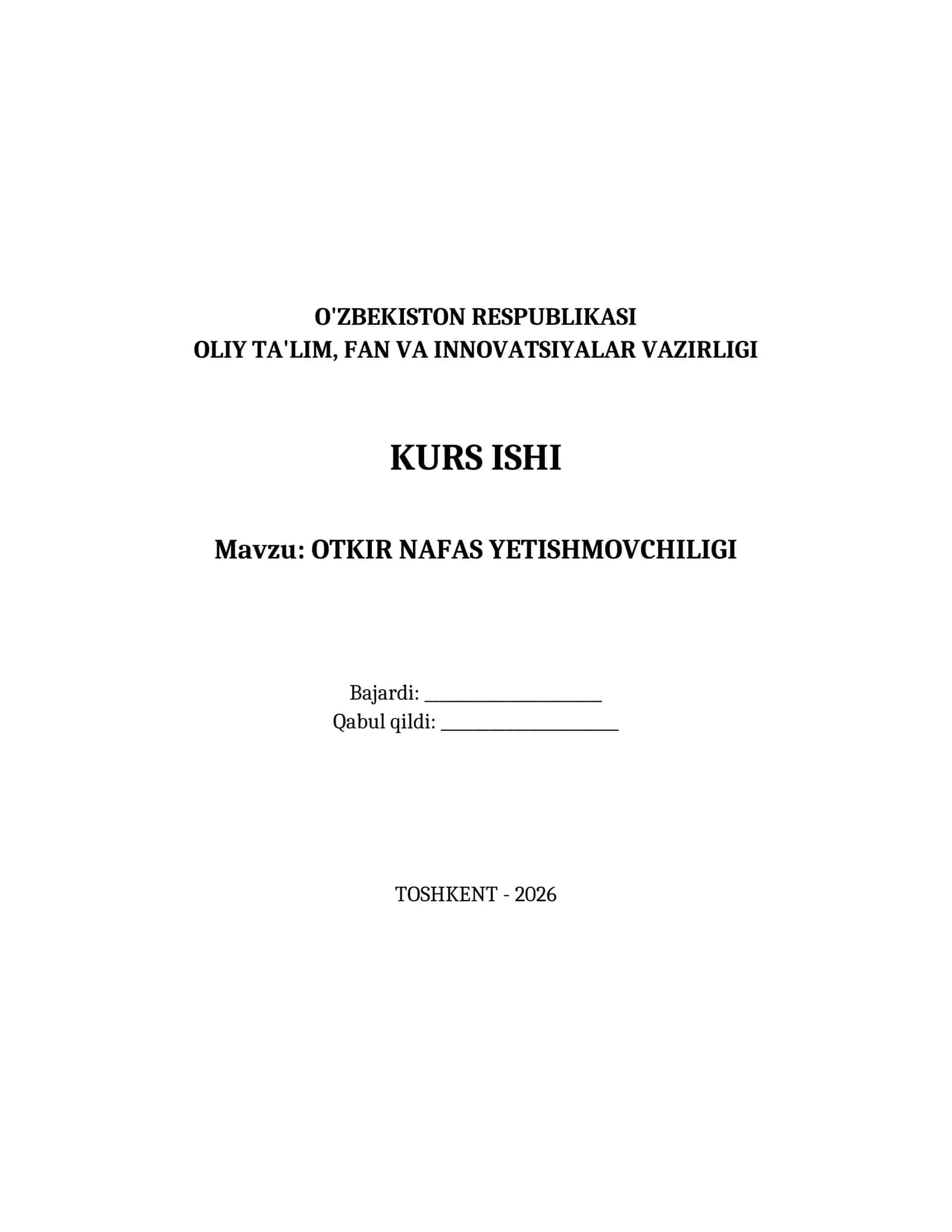 OTKIR NAFAS YETISHMOVCHILIGI 1