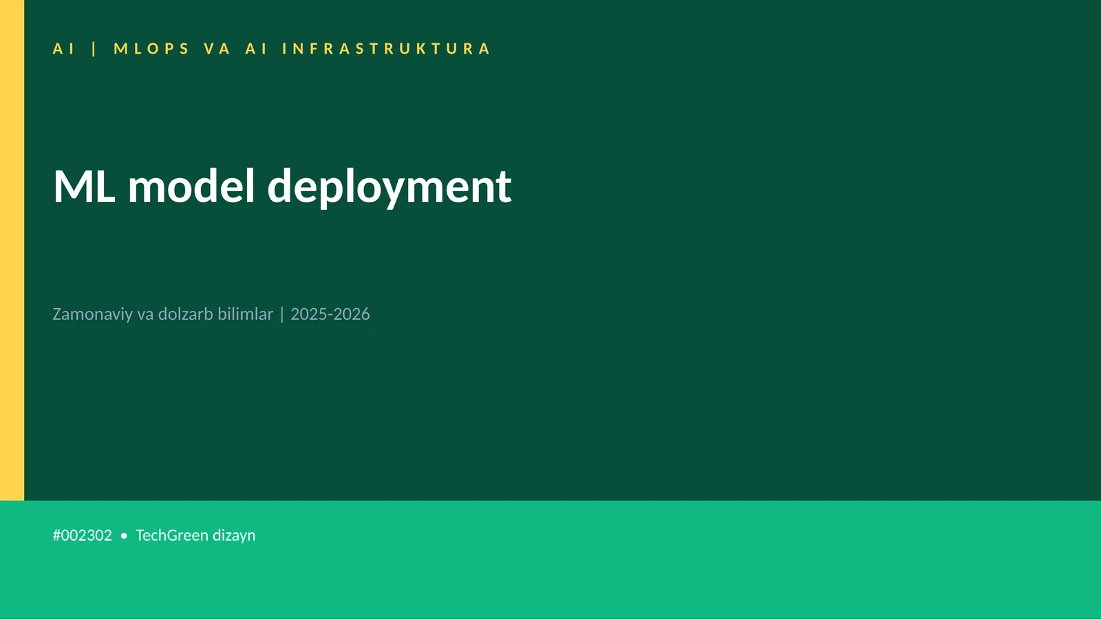 ML model deployment 1