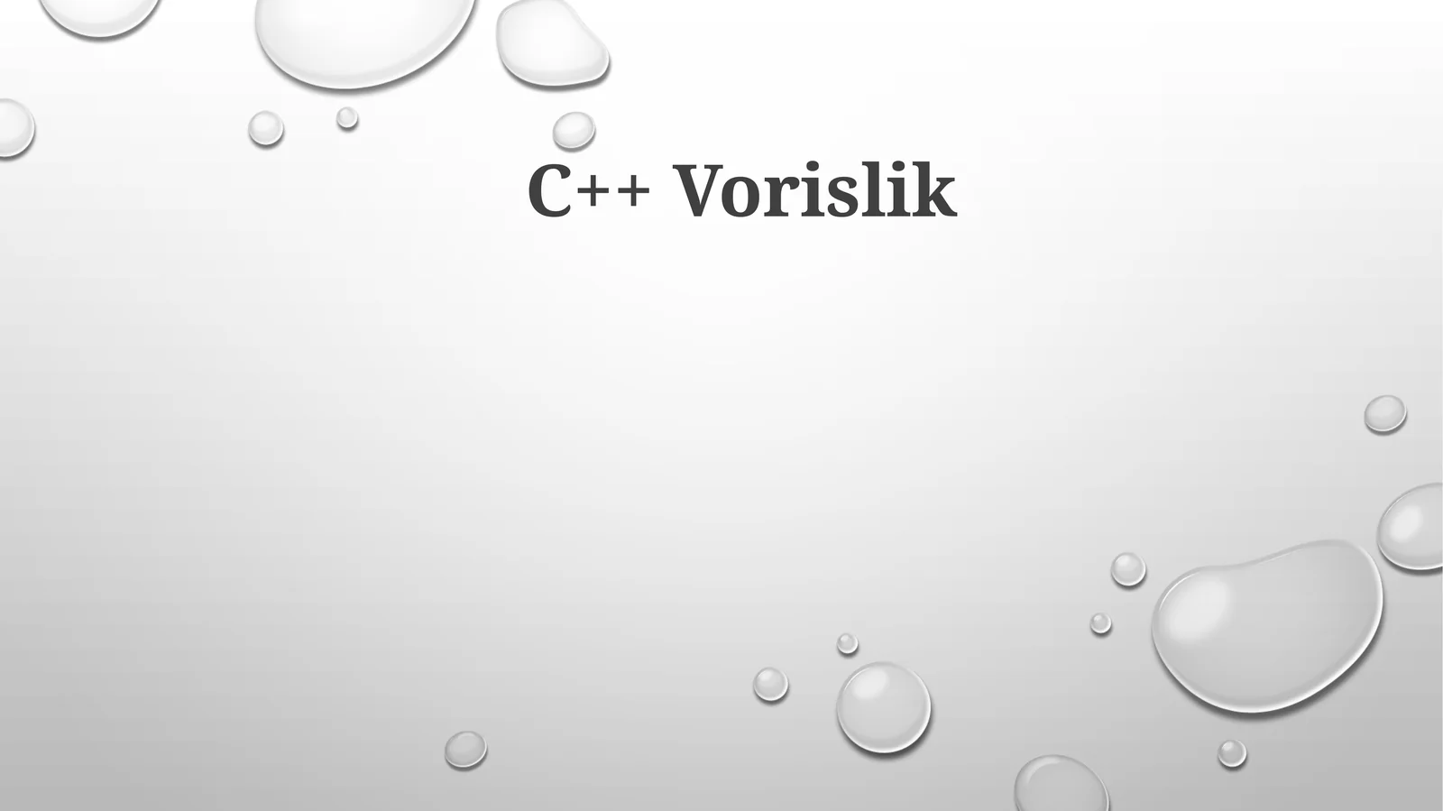 C++ Vorislik 1