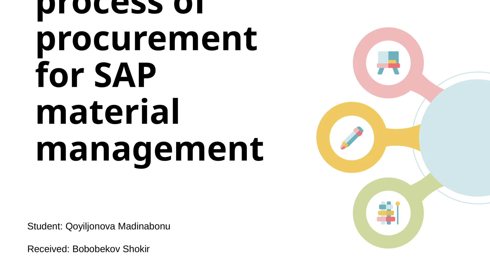 SAP material management procurement process 1