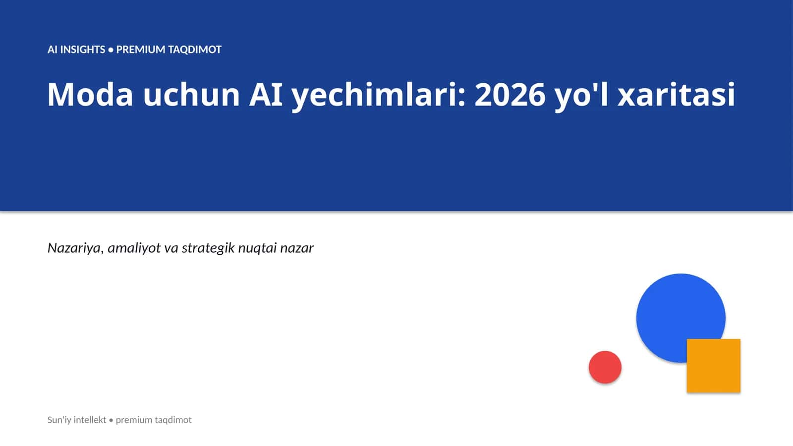Moda uchun AI yechimlari: 2026 yo'l xaritasi 1
