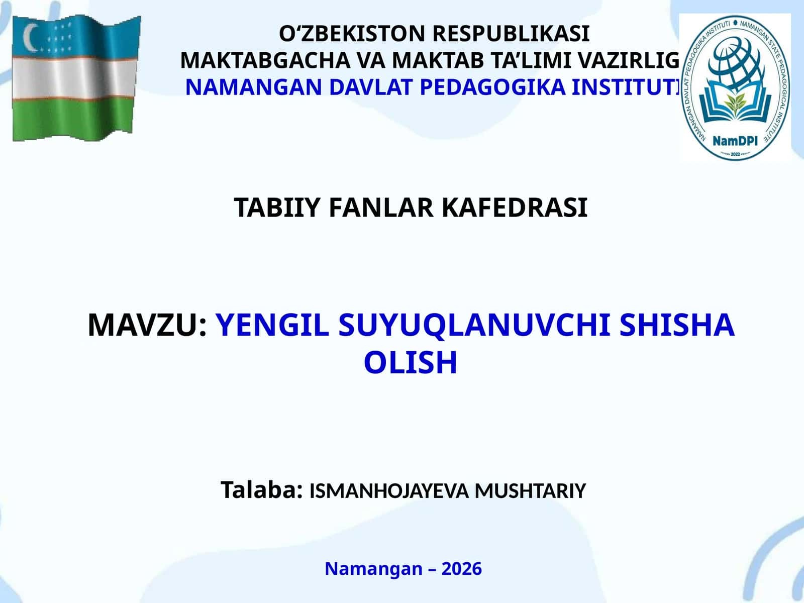 YENGIL SUYUQLANUVCHI SHISHA OLISH 1