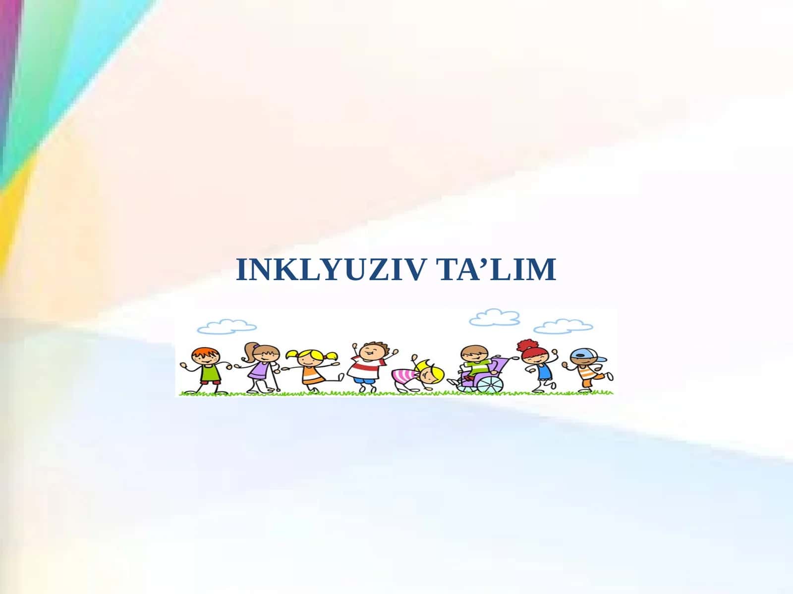 Nutqidavatayanch-harakat apparatidanuqsoni bo‘lgan bolalar rivojlanishining o‘ziga xos xususiyatlari 1
