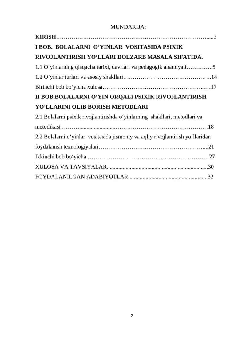 O‘yinlarning qisqacha tarixi, davrlari va pedagogik ahamiyati 1