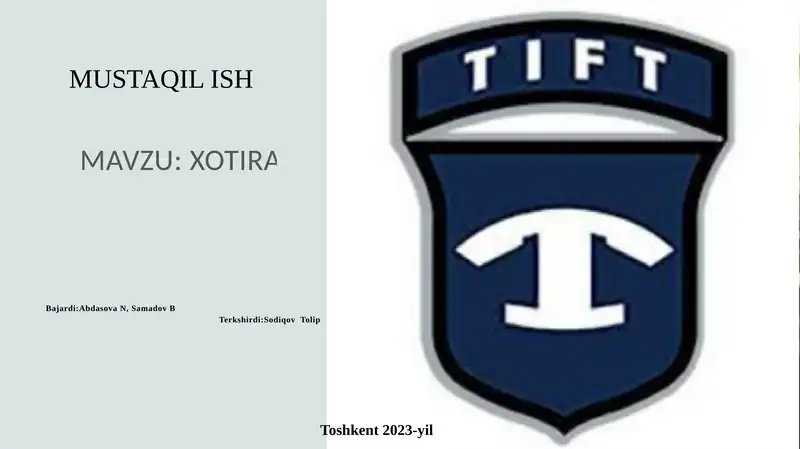 XOTIRA 1