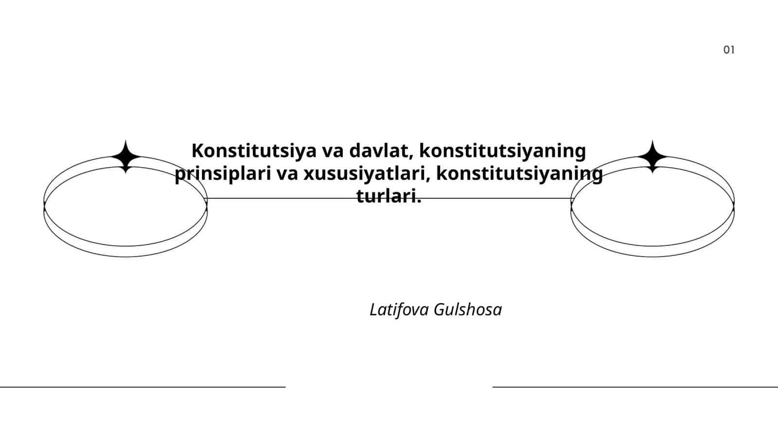 Konstitutsiya va davlat, konstitutsiyaning prinsiplari va xususiyatlari, konstitutsiyaning turlari 1