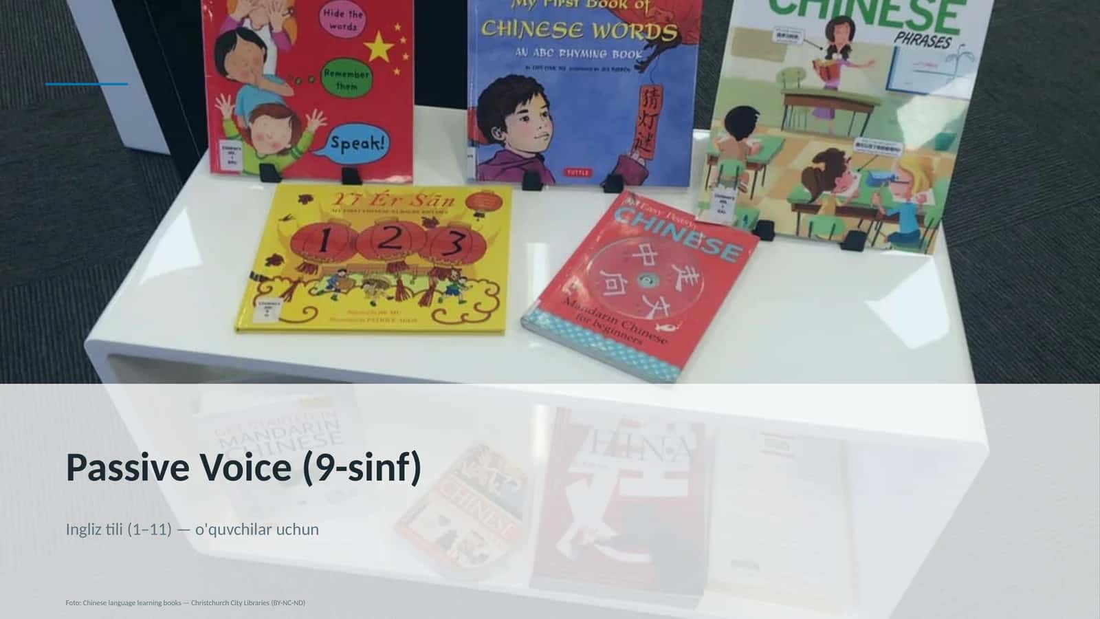 Passive Voice (9-sinf) 1