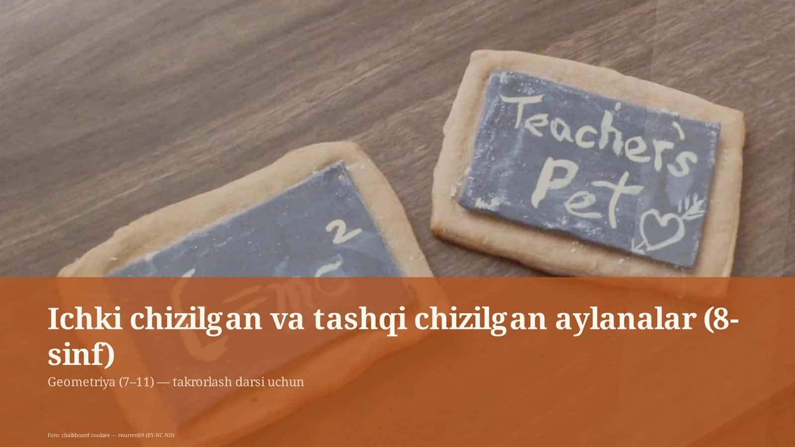 Ichki chizilgan va tashqi chizilgan aylanalar (8-sinf) 1
