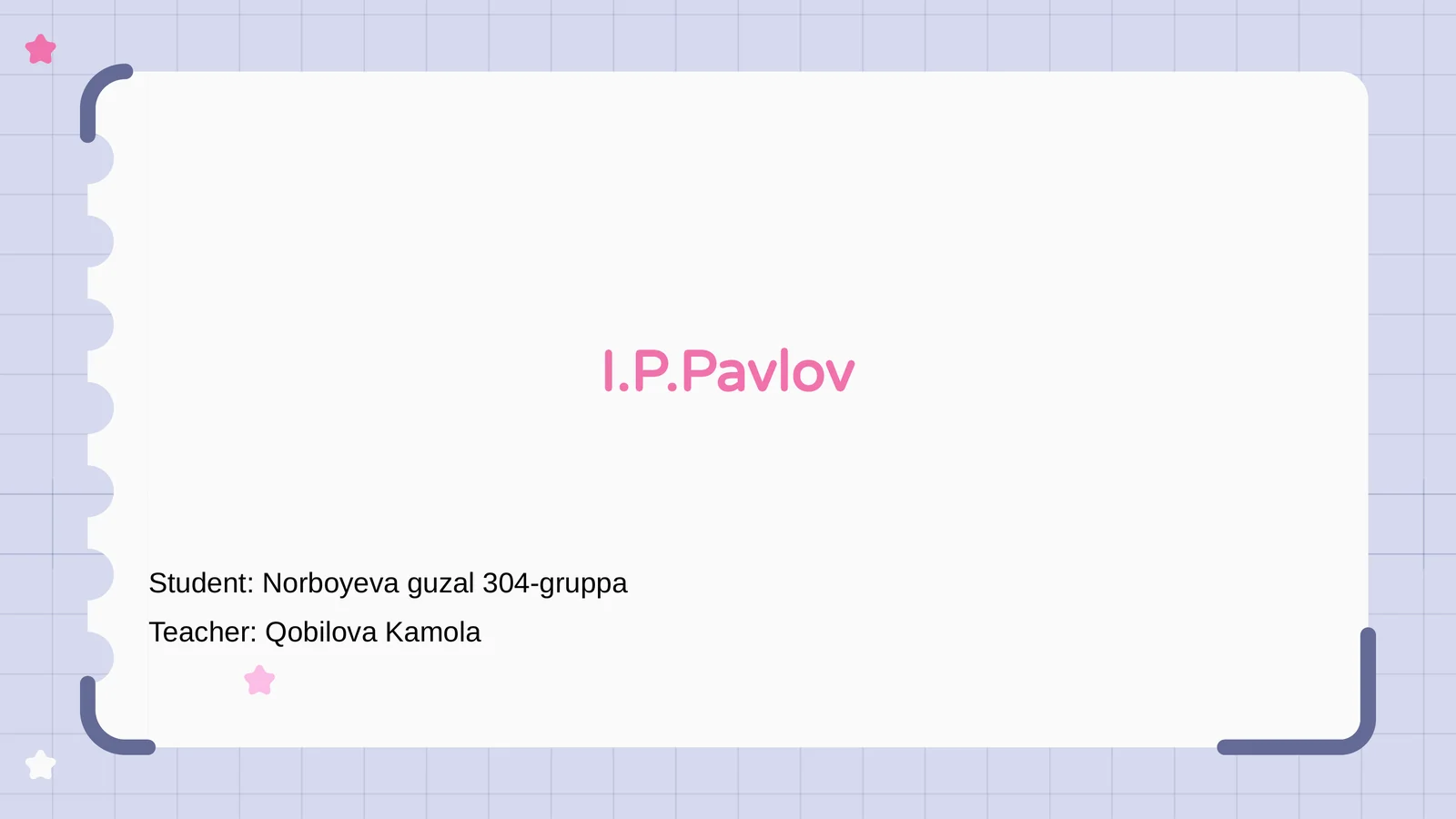 I.P.Pavlov 1