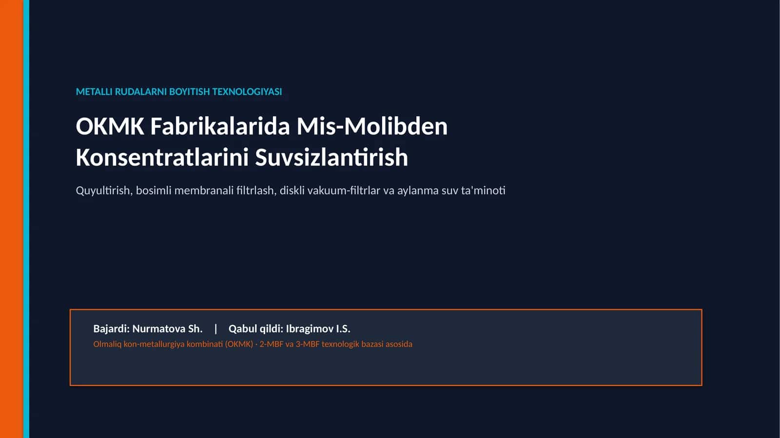 METALLI RUDALARNI BOYITISH TEXNOLOGIYASI 1