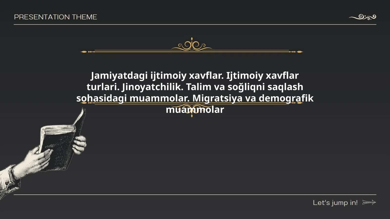 Jinoyatchilikning sabablari va oqibatlari 1