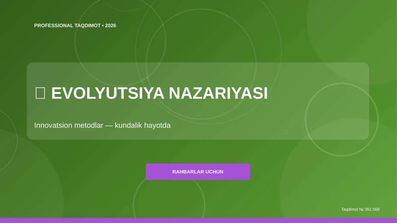 EVOLYUTSIYA NAZARIYASI 1