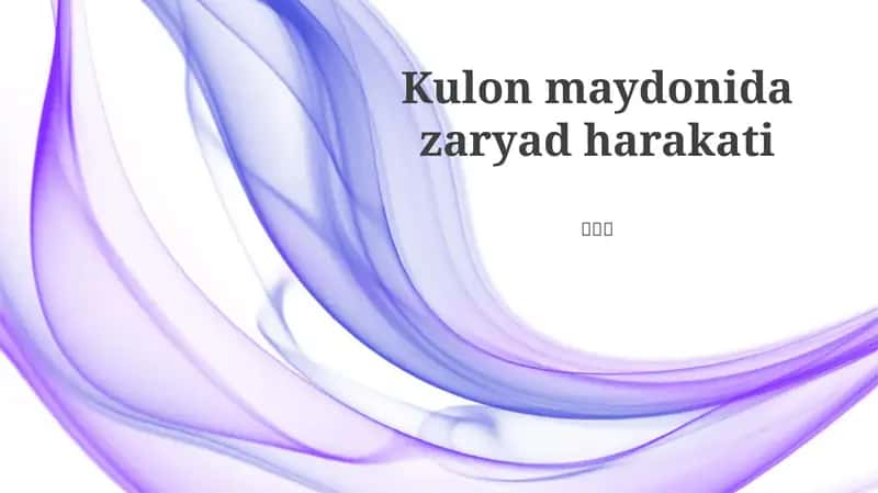 Elektr Maydon Asoslari 1