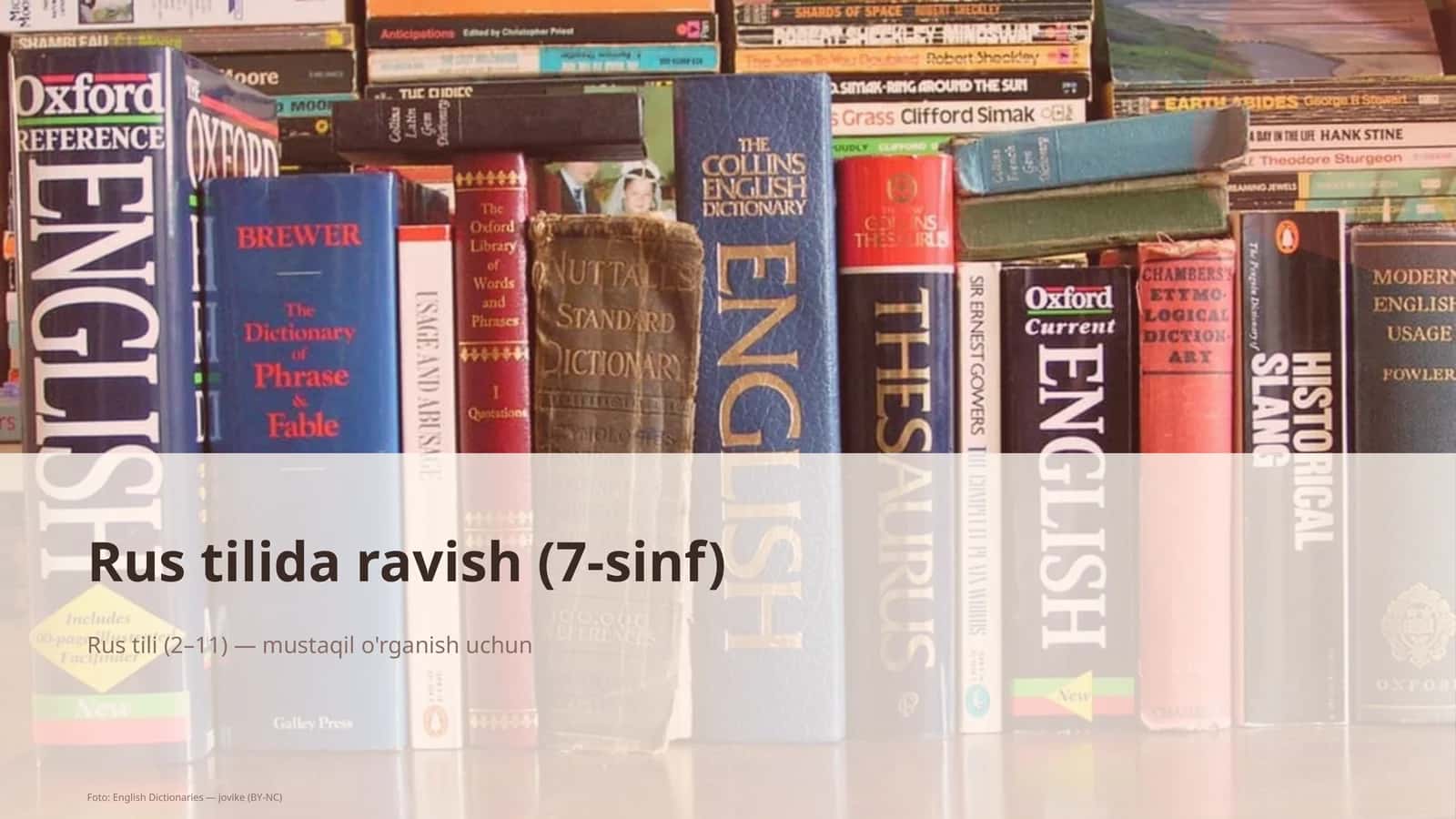 Rus tilida ravish (7-sinf) 1