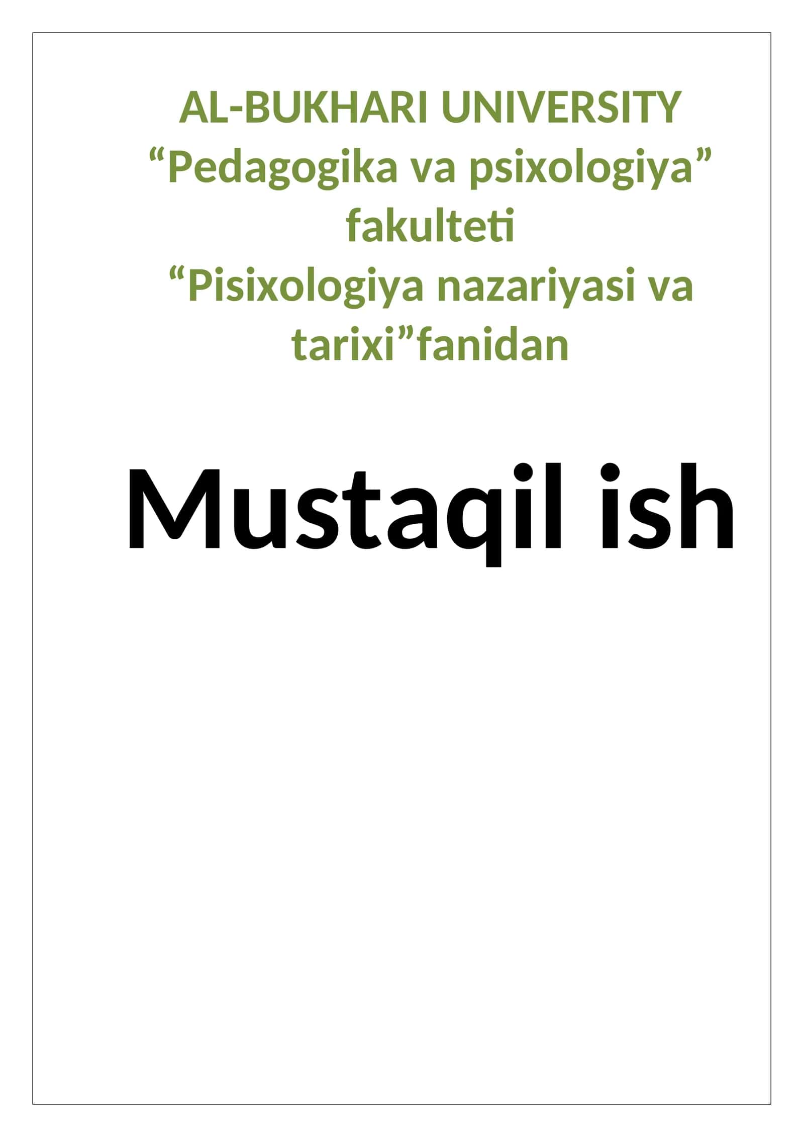 Kuzatish va eksperiment metod. 1