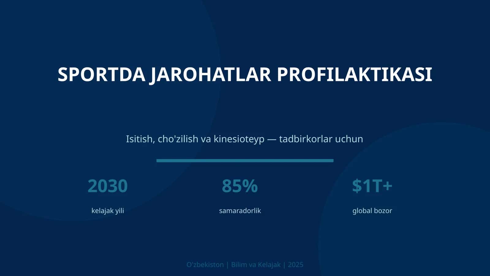 Sportda jarohatlar Profilaktikasi 1
