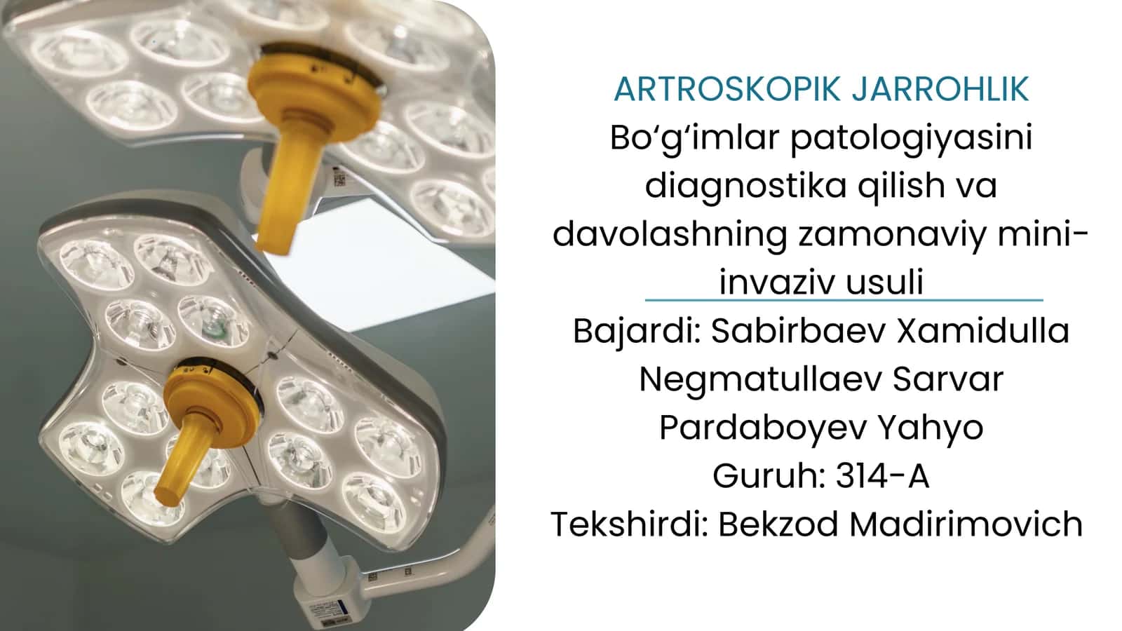 ARTROSKOPIK JARROHLIK 1