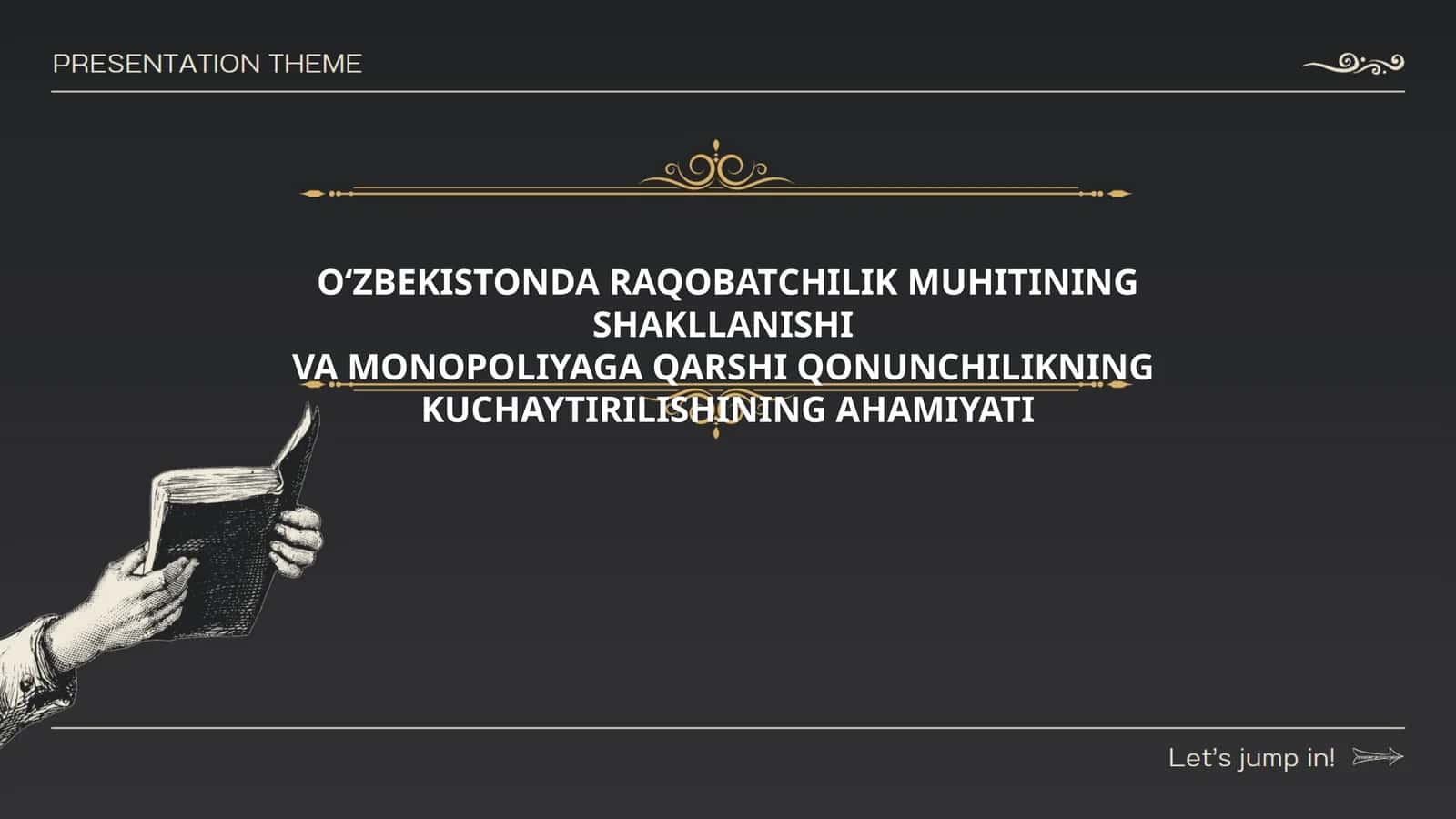 O‘ZBEKISTONDA RAQOBATCHILIK MUHITINING SHAKLLANISHI VA MONOPOLIYAGA QARSHI QONUNCHILIKNING KUCHAYTIRILISHINING AHAMIYATI 1