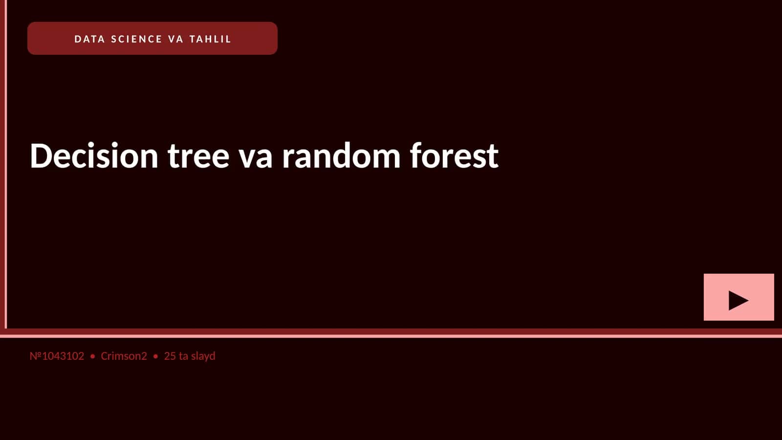 DATA SCIENCE VA TAHLIL 1