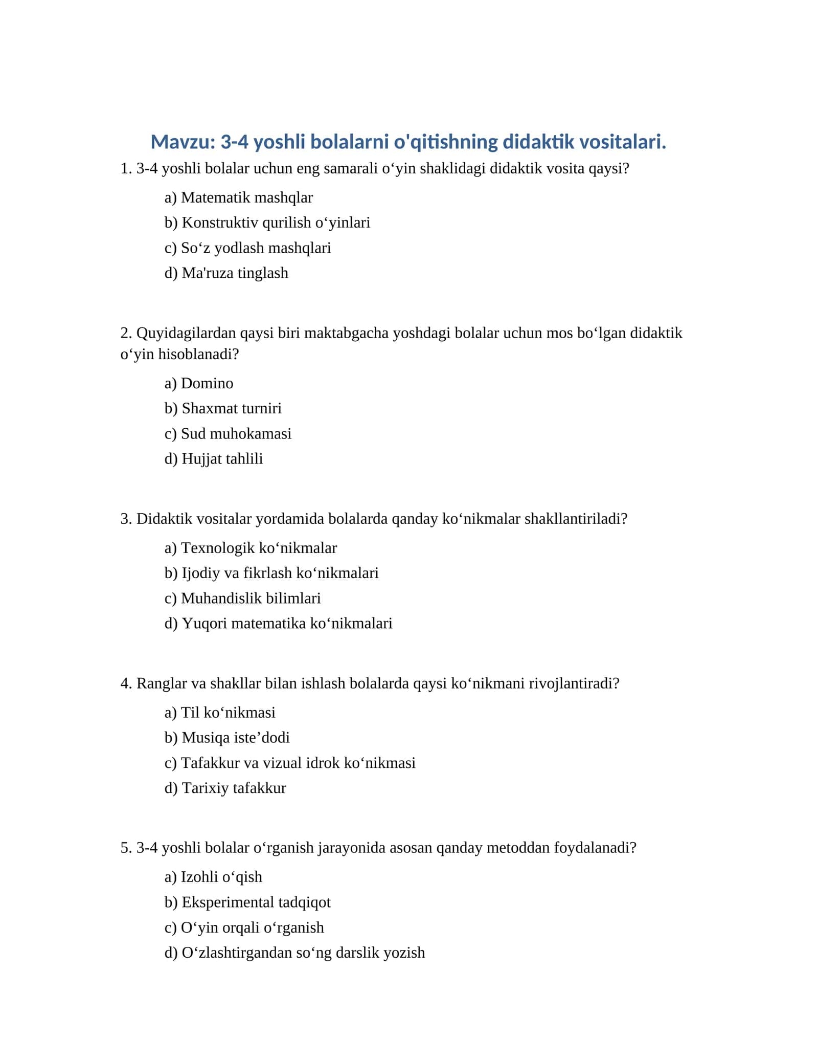 3-4 yoshli bolalarni o'qitishning didaktik vositalari 1