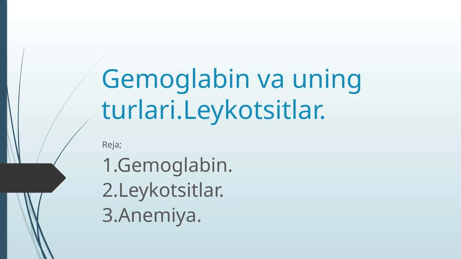 Gemoglabin va uning turlari 1