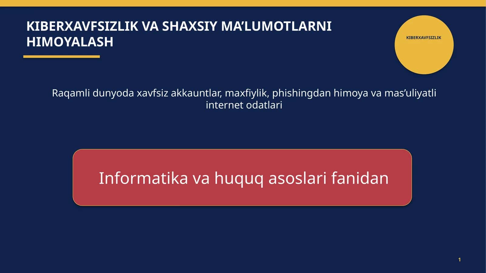 cyber havfsizlig 1