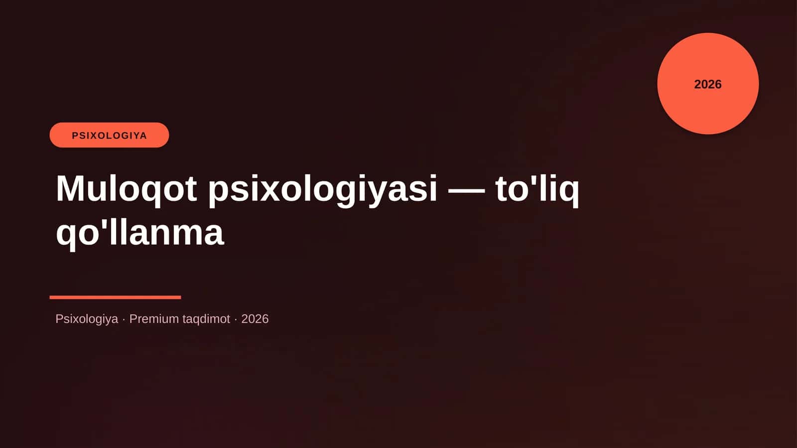 Muloqot psixologiyasi — to'liq qo'llanma 1