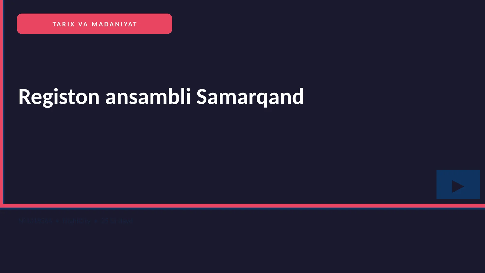 Registon ansambli Samarqand 1