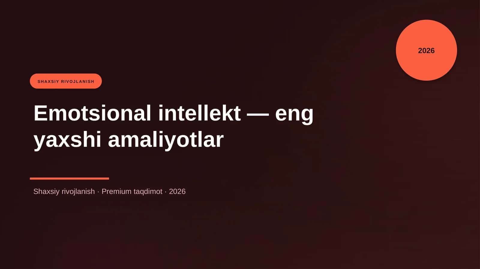 Emotsional intellekt — eng yaxshi amaliyotlar 1