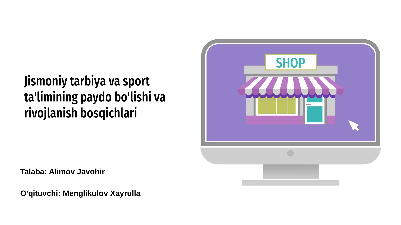Jismoniy tarbiya va sport ta'limining paydo bo'lishi va rivojlanish bosqichlari 1