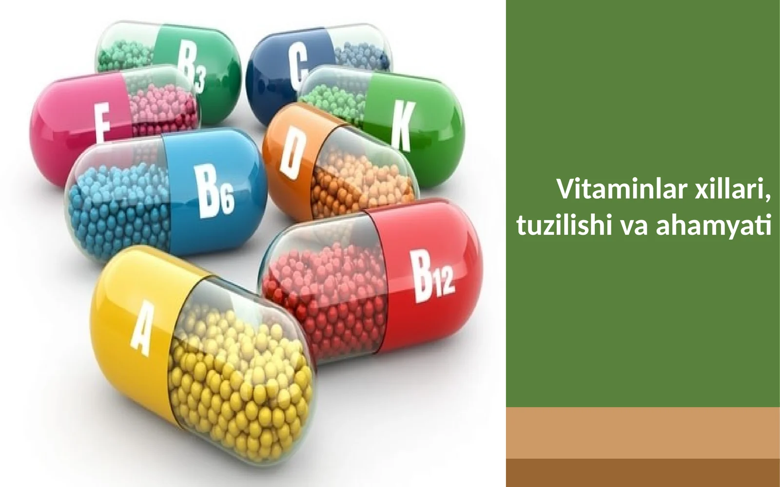 Vitaminlar biologik faol moddalar 1