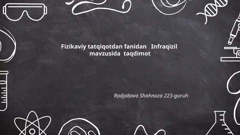 Infraqizil nurlar 1