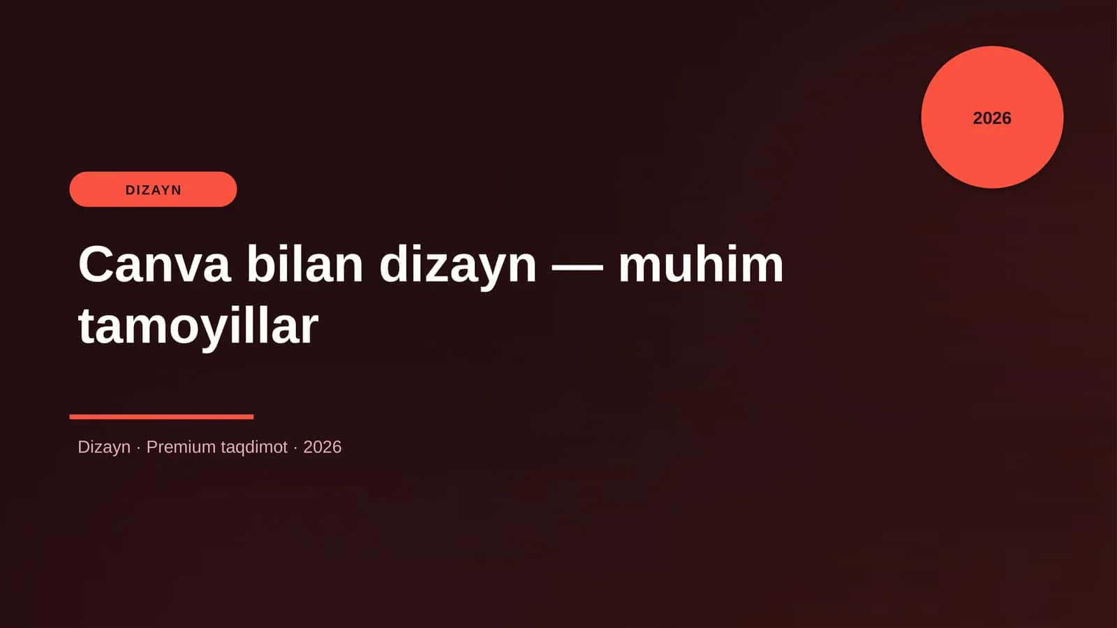 Canva bilan dizayn — muhim tamoyillar 1