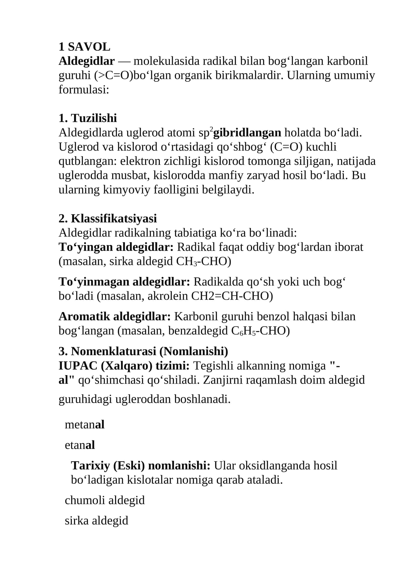 Aldegidlar 1