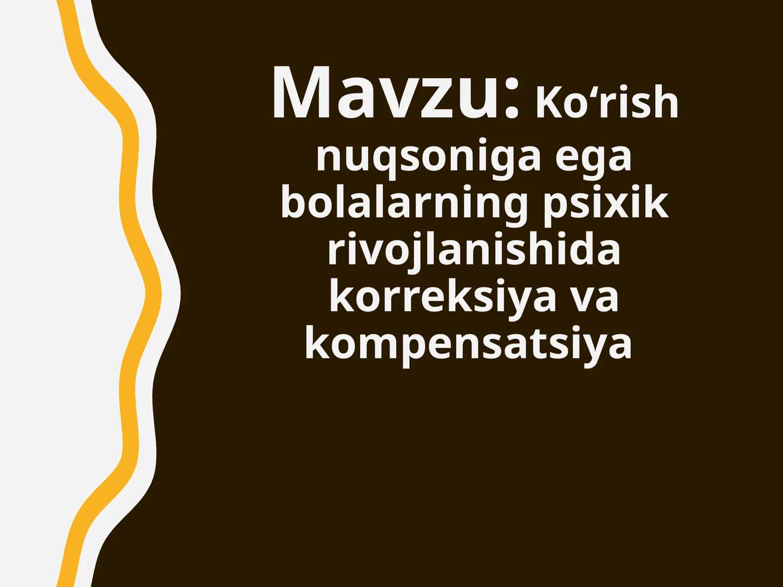 Ko‘rish nuqsoniga ega bolalarning psixik rivojlanishi 1