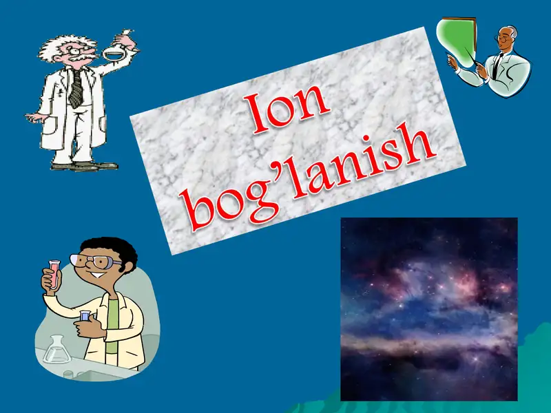 Kimyoviy bog’lanish 1