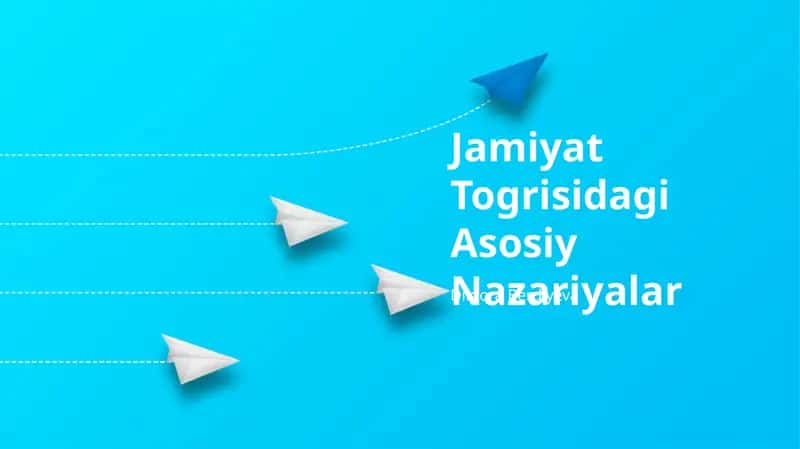 Jamiyat Togrisidagi Asosiy Nazariyalar 1