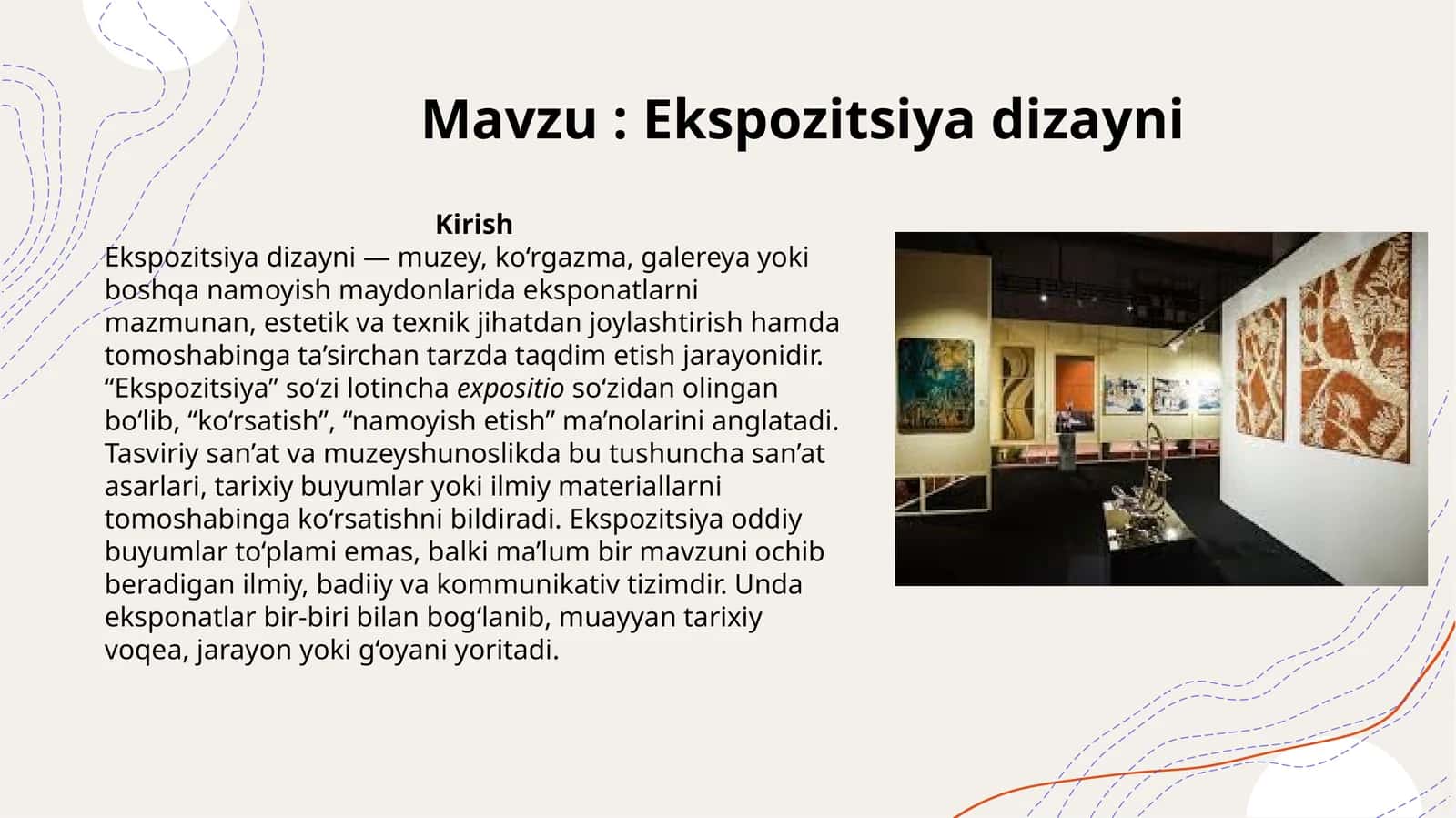 Ekspozitsiya dizayni 1