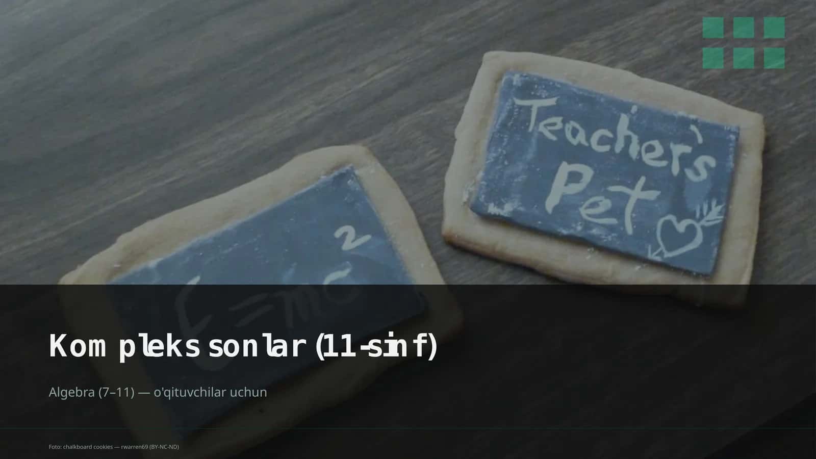 Kompleks sonlar (11-sinf) 1