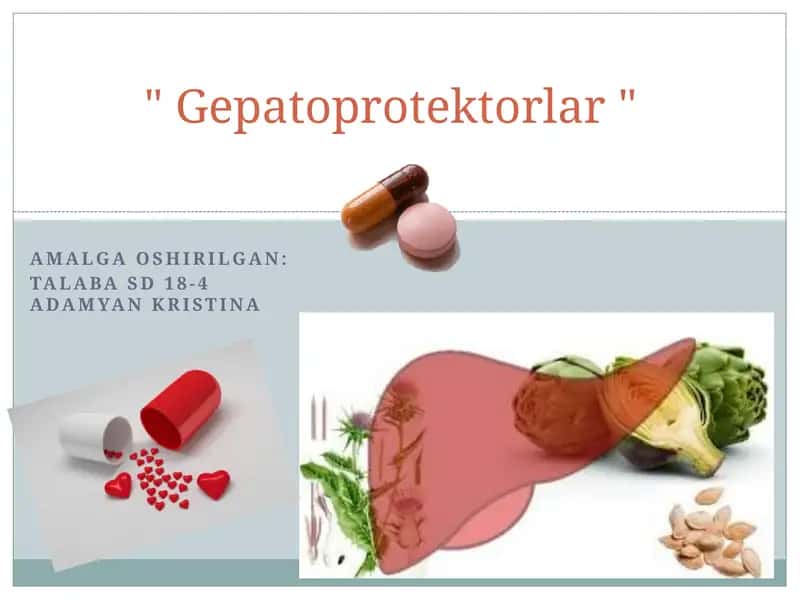 Gepatoprotektorlar 1