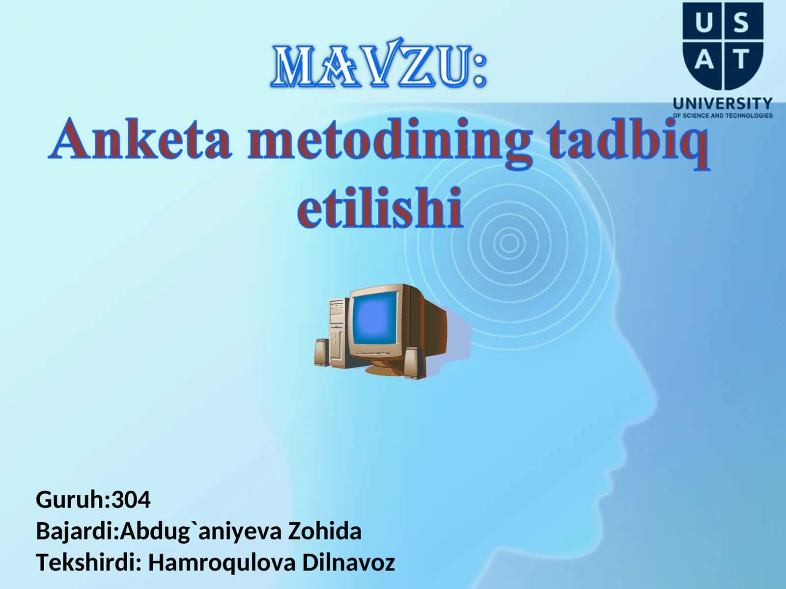 Anketa metodi 1
