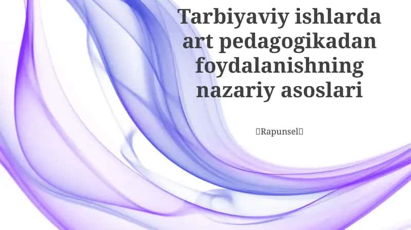 Go'zallik va bilim 1