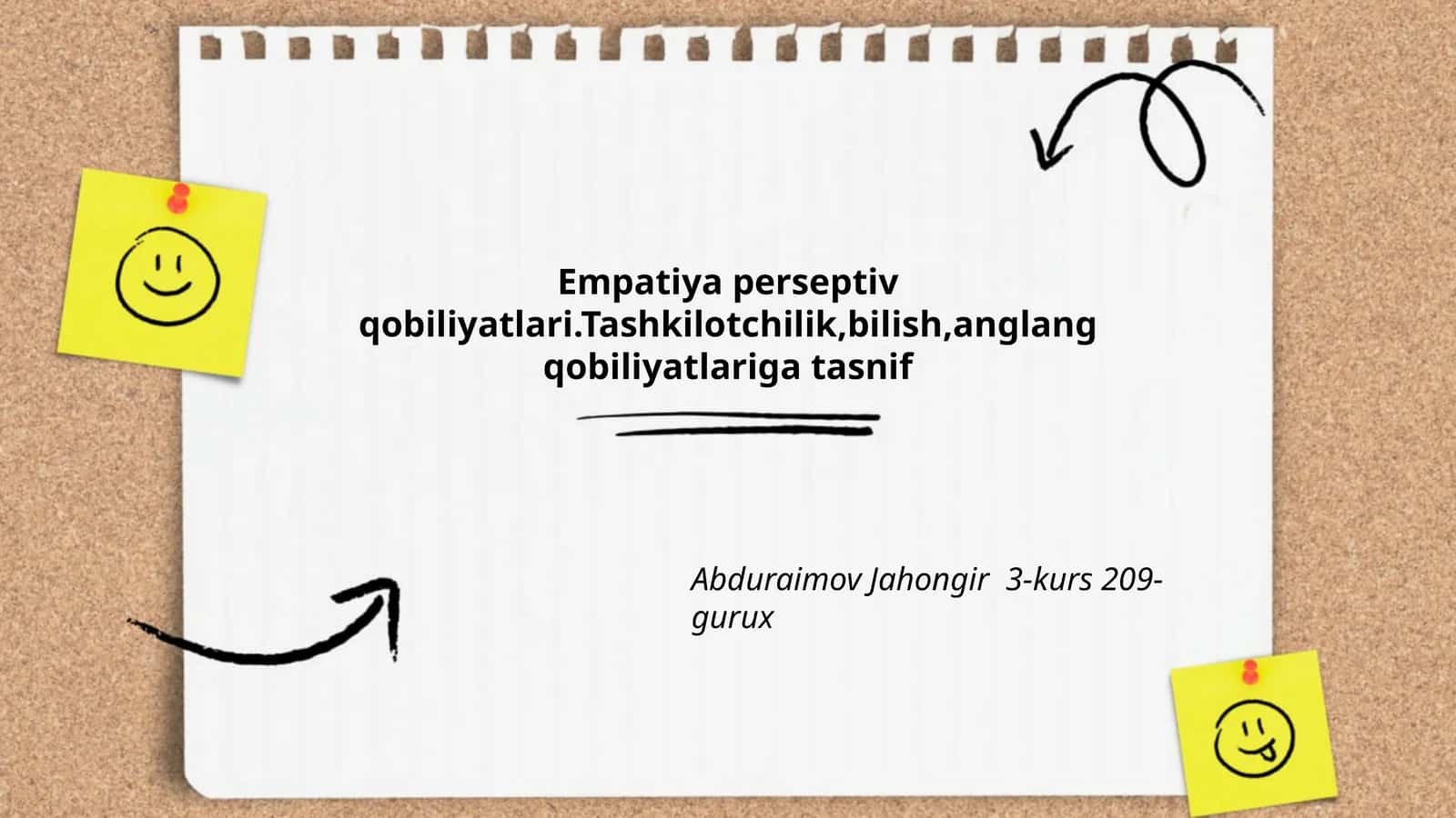 Empatiya va qobiliyatlari.Tashkilotchilik,bilish,anglang 1