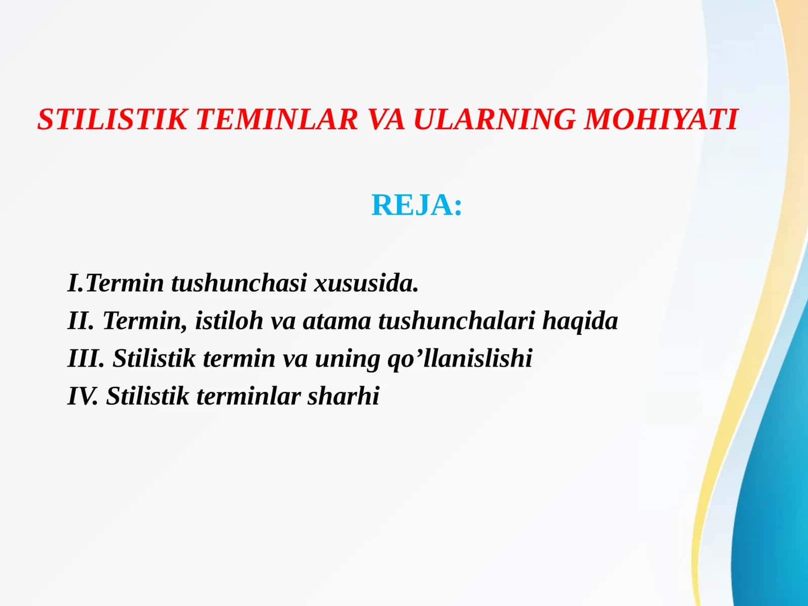 STILISTIK TEMINLAR VA ULARNING MOHIYATI 1