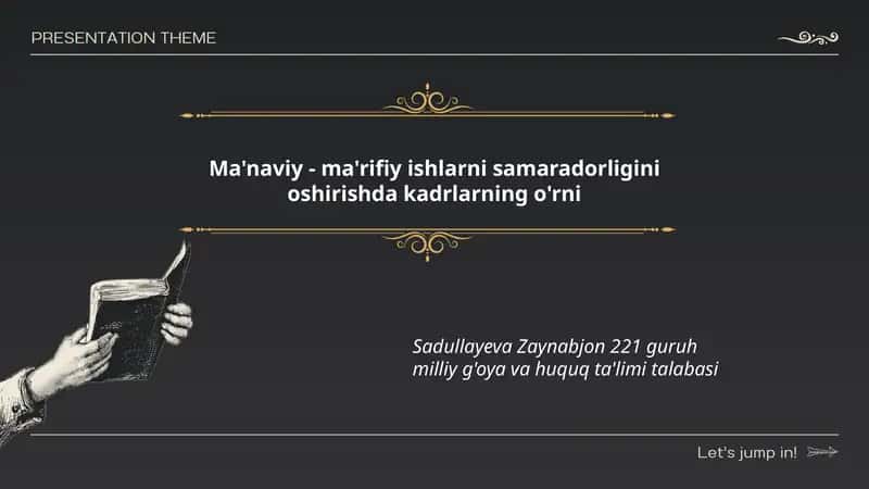 Kadrlarning ma'naviy-ma'rifiy ishlar bo'yicha malakasini oshirish strategiyalari 1