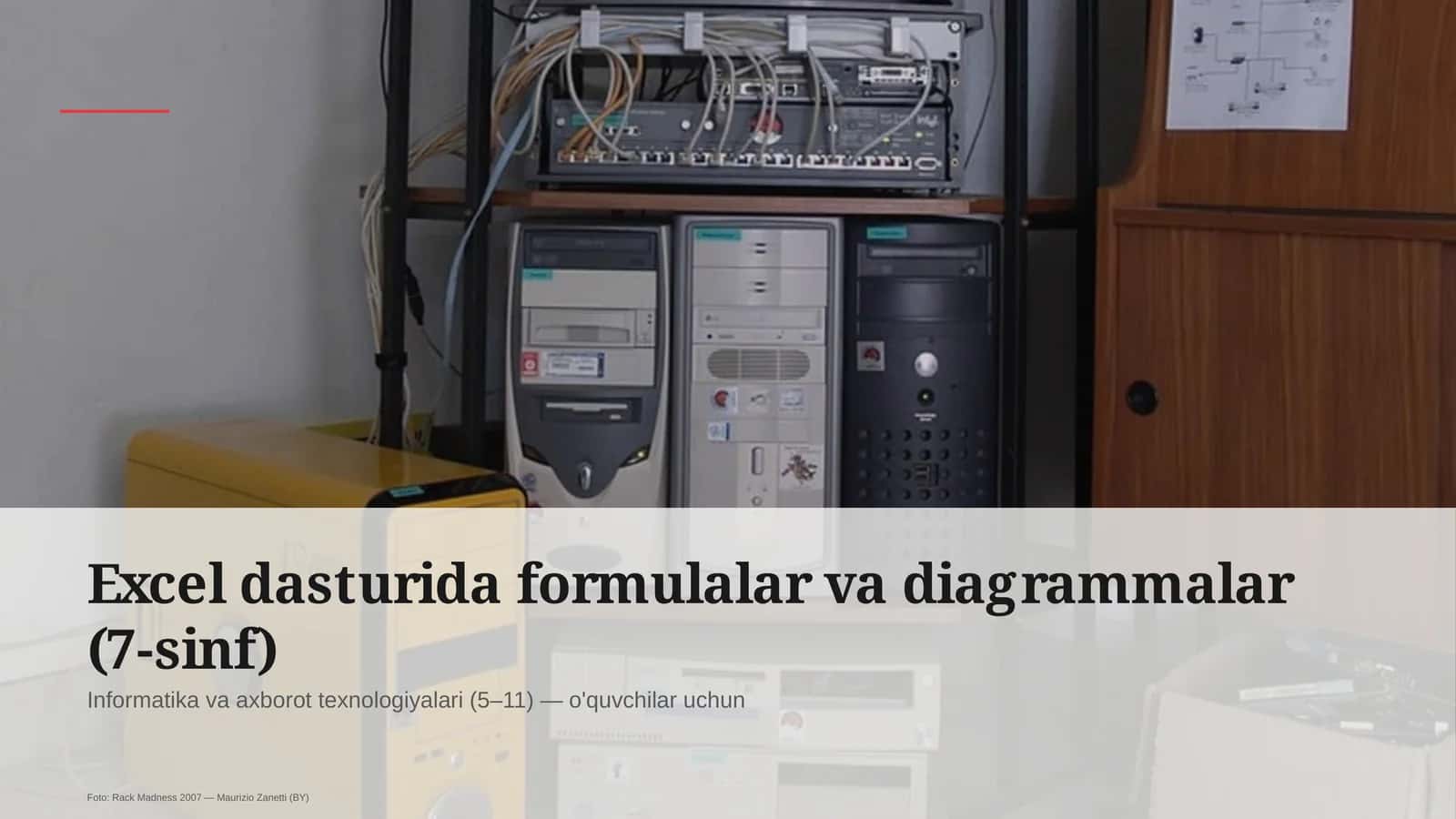 Excel dasturida formulalar va diagrammalar (7-sinf) 1