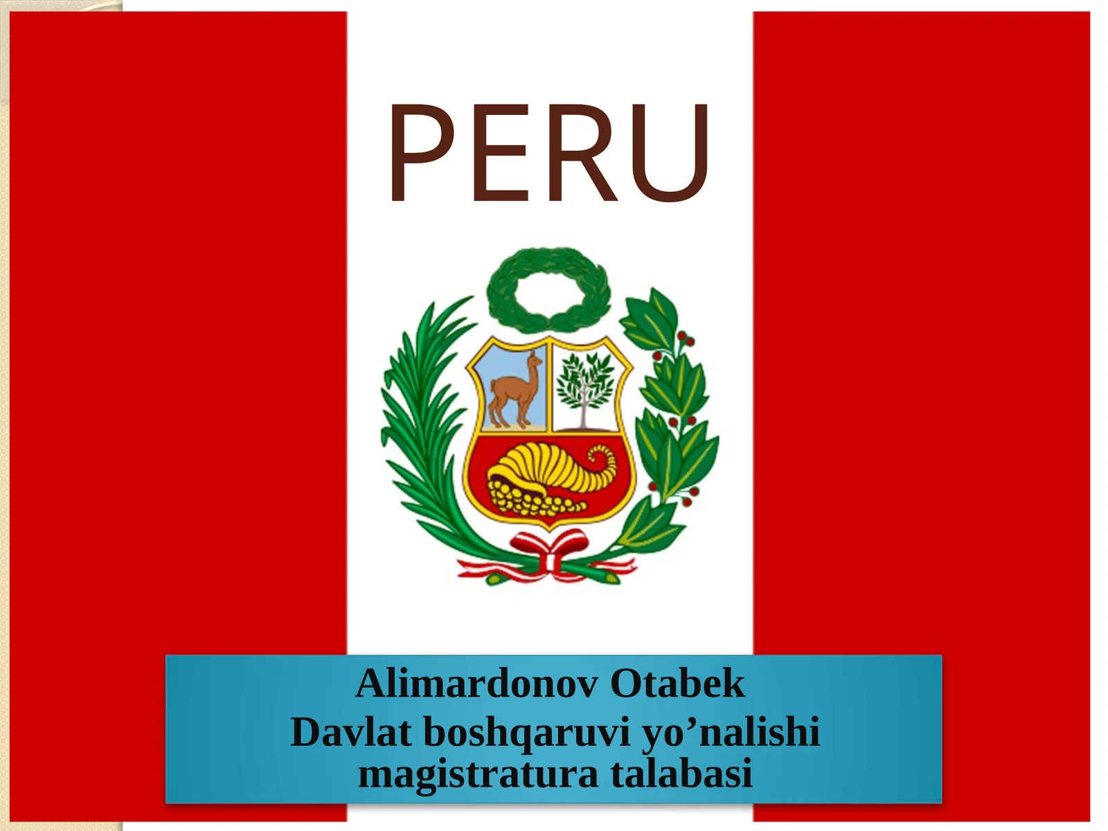 PERU 1